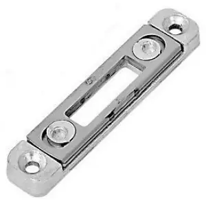 Sconto Incontro puntale AGB modello ARTECH aria 12 asse 9 registrabile vite dritta per serramento in acciaio finitura nichelato