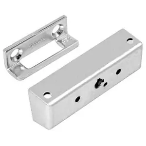 Acquista Ora Blocchetto sicurezza AGB modello ARTECH kit per serramento in acciaio finitura nichelato
