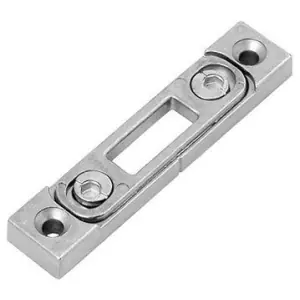 Must-Have Incontro AGB modello UNITOP aria 12 frontale 17 scrocco registrabile per serramento in acciaio finitura nichelato