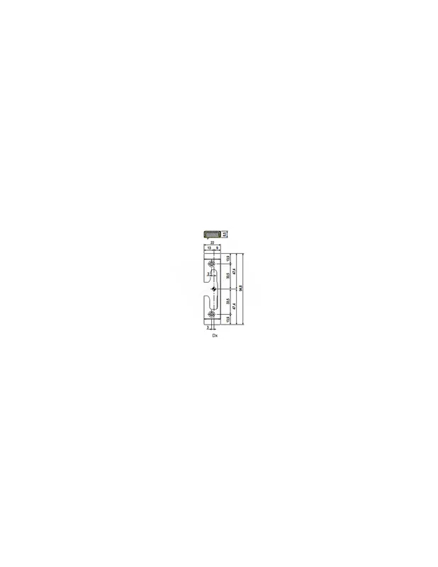 Spedizione Espresso AGB Artech Incontro ribalta soglia sede 22x8 mm A514xx.FM.65