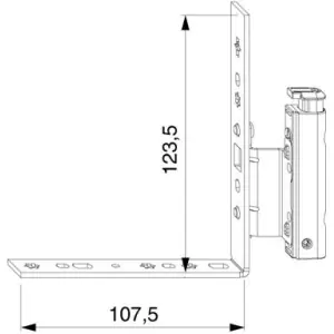Angolo cerniera MAICO DT130 per portafinestra con fissaggio battuta 12/20-9 sinistro argento Nuovo Arrivo