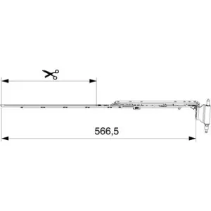 Promozione Forbice MAICO ad angolo premontata MM Multi Mammut V3 destro 670 12/20-9 LBB 401-670 argento