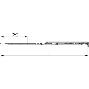 Forbice MAICO ad angolo premontata MM senza aerazione controllata 800 LBB 601-800 argento Direttamente Dal Produttore