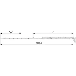 Forbice MAICO ad angolo premontata MM Multi Mammut V3 sinistro 1200 12/18-13 LBB 901-1.200 con 1 fungo argento A Buon Prezzo