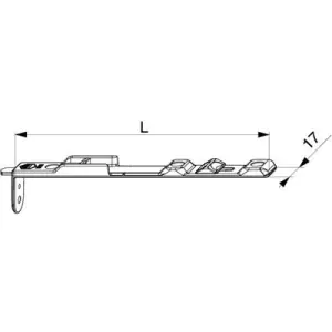 Catenaccio MAICO superiore MM con bilanciere battuta liscia PB 18 scostamento 9 L 162 argento Nuovo Arrivo