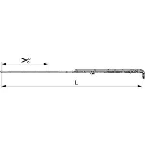 Nuova Collezione Forbice MAICO per finestre trapezio Multi Matic 800 LBB 500-800 argento