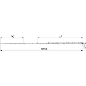 Forbice MAICO ad angolo premontata MM Multi Mammut V3 sinistro 1200 12/20-9 LBB 901-1.200 con 1 fungo argento Must-Have