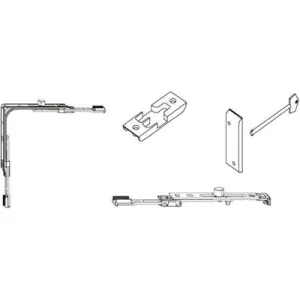 Prezzo Di Fabbrica Confezione base MAICO finestre a bilico MM 30 mm meccanismi su 3 lati HBB 1.001-2.200 mm argento