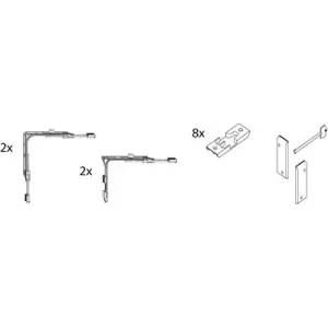 Confezione base MAICO finestre a bilico MM 30 mm meccanismi su 4 lati HBB 1.001-2.200 mm argento Più Venduto