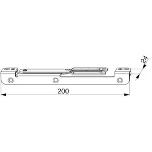 Scontro MAICO per delimitatore d‘apertura destro legno A12/PB24-scostamento 13 argento Offerta Del Giorno