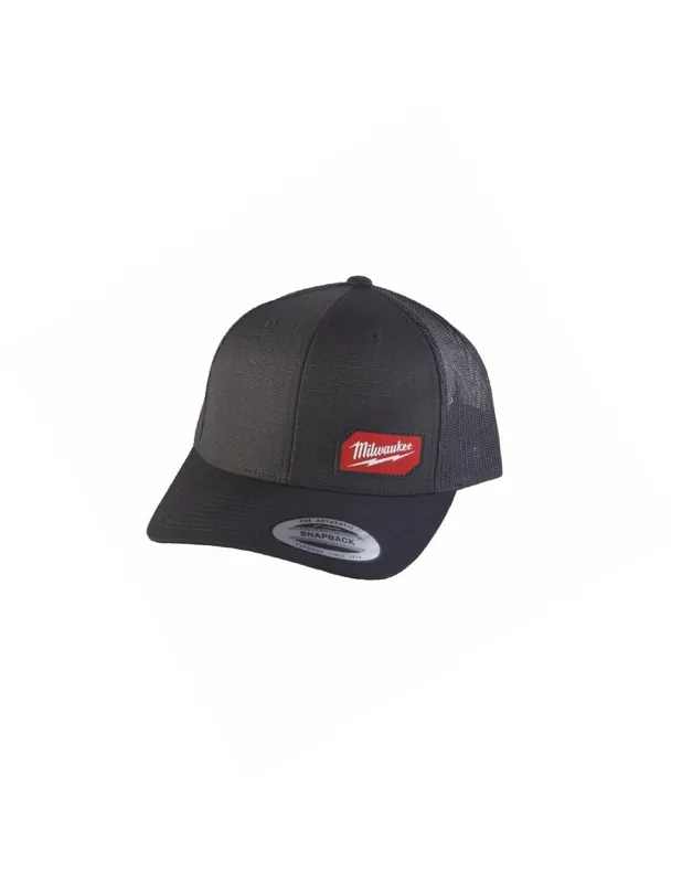 Popolare Trucker Cappello Nero schwarz (STCBL) Milwaukee - 4932493107