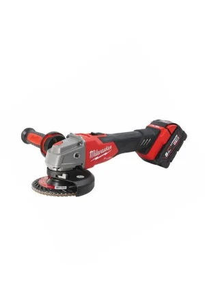 Offerta Lampo Smerigliatrice angolare Milwaukee M18 Fuel 125mm interruttore a slitta FSAG125XB+2 Batt. 5ah - 4933478430