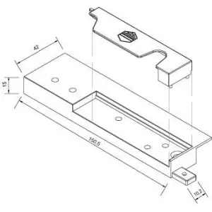 Adattatore MAICO Transit estensibile per Multi Power 150kg PB24 sinistro grigio Ultima Occasione