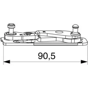 Ordina Subito Cerniere angolare MAICO Multi Power a tre ante legno PB24 mm scostamento 13 mm destro argento