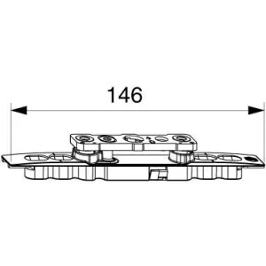 Piastra MAICO cerniera ribalta / braccio cerniera per anta battente finestre ad arco in appoggio/DT/PVC regolabile argento Sconto