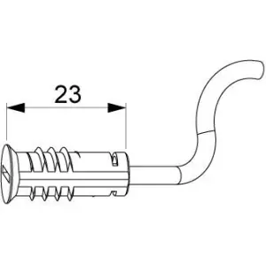 Contatto reed MAICO MVE avvitabile montaggio per sorveglianza di chiusura cavo 6m (0,14 mm?) argento Non Perdere