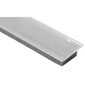 Offerta Speciale Profilo AGB modello ALZANTE SCORREVOLE chiusura superiore lunghezza 1.5m nodo centrale 28mm per serramento in alluminio finitura argento