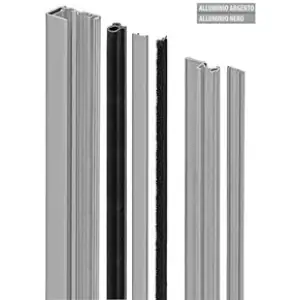 Nodo centrale AGB modello ALZANTE SCORREVOLE kit uni-v lunghezza 2500mm per serramento in alluminio finitura argento Offerta Limitata