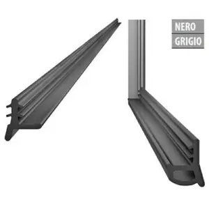 Guarnizione AGB modello ALZANTE SCORREVOLE kit anta scorrevole schema a sinistro (1500x2500) per serramento in gomma finitura nero Must-Have