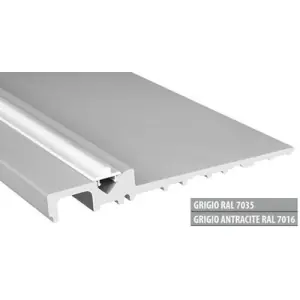 Scelto Dai Clienti Soglia AGB modello ALZANTE SCORREVOLE CLIMATECH kit spessore 92 lunghezza 6m per serramento in vetroresina finitura grigio antracite Ral7016