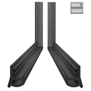 Quantità Limitata Guarnizione AGB modello ALZANTE SCORREVOLE kit anta scorrevole schema b/f (1500x2500) per serramento in gomma finitura nero
