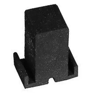 Consegna Rapida Tampone AGB modello ALZANTE SCORREVOLE inferiore fresata carrello binario basso per serramento in pvc finitura nero