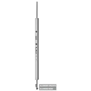 Serratura AGB modello ALZANTE SCORREVOLE prolunga perni lunghezza 500mm xc per serramento in alluminio finitura argento Nuova Collezione