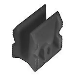 Di Tendenza Guida AGB modello ALZANTE SCORREVOLE asta giunzione carrelli 200kg per serramento in pvc finitura nero