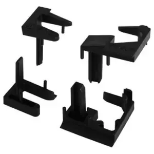 Tappi AGB modello ALZANTE SCORREVOLE IMAGO+ kit nodo centrale destro uni-v mini per serramento in pvc finitura nero Promo Stagionale