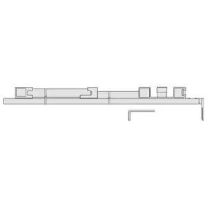 Ammortizzatore AGB modello ALZANTE SCORREVOLE kit freno apertura 440kg per serramento in pvc finitura grigio Ral7035 A Buon Prezzo
