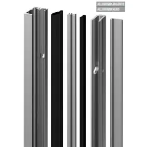 Nodo centrale AGB modello ALZANTE SCORREVOLE IMAGO+ kit uni-v mini legno-alluminio lunghezza 3100mm per serramento in alluminio finitura argento Non Perdere