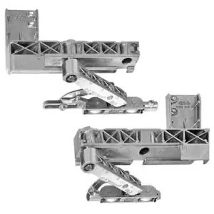 Nuovo Arrivo Carrelli AGB modello ALZANTE SCORREVOLE GALILEO kit 130kg apertura 115mm sinistro per serramento in acciaio finitura nichelato
