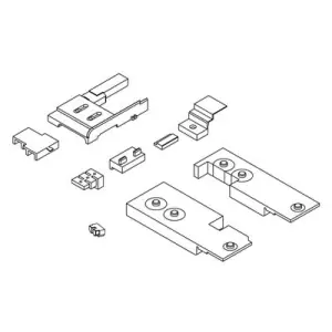 Confezione accessori MAICO HSP-L 184 su soglia per 78/28 mm spessore fermavetro 18mm argento per schemi A-C-G-K destro Prezzo Di Fabbrica