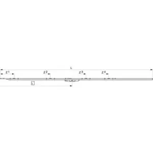 Serratura MAICO HS 400kg RAIL per perno gr.5 HBB 2.460-2.860 E 27,5 HM 1.000 PZ cava ferramenta 22 nero anodizzato Esclusivo