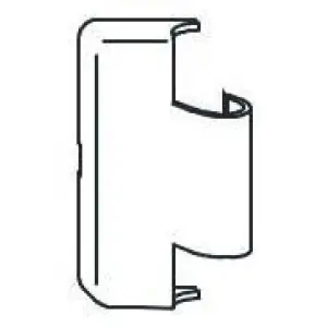 Copertura SIEGENIA modello T606.4 parte telaio 17 stretto per scorrevole in pvc finitura marrone RAL8019 Prezzo Basso