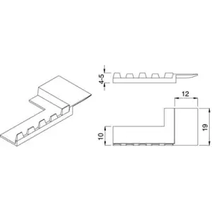 Pinna MAICO universale 12 per canalino 4-5 mm TPE compatto nero segnale Compra Oggi Stesso