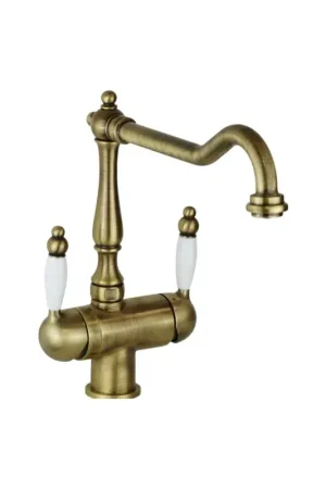 Compra Online Mitigeur d‘évier de cuisine à 3 voies avec eau purifiée de couleur bronze Webert D920821065