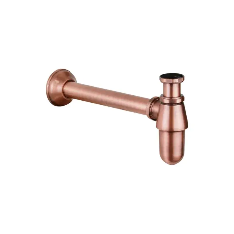 Flaschensiphon für Waschbecken und Bidet 1"1/4 antikes kupfer Zanetti 077114CM25R Super Prezzo