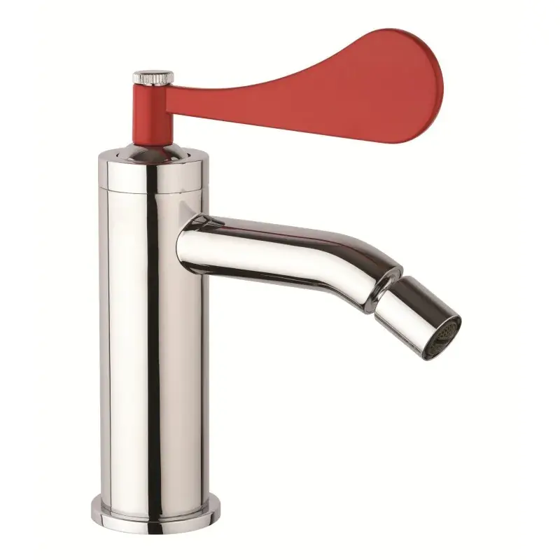 Bidetmischer mit 1"1/4 Ablaufventil mit rotem Hebel Mamoli Paola&TheBathroom 594300002C01 Miglior Prezzo