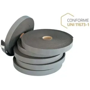 Nastro MAICO PE autoadesivo per appoggio telaio su bancale grigio antracite 60x6 20x10M L 200M Offerta Lampo
