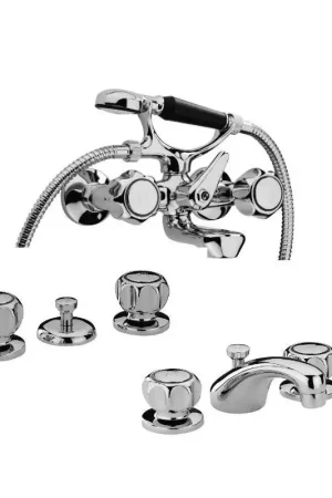 Bathroom set complete with 3-hole taps Paini KITARNO2 Bestseller