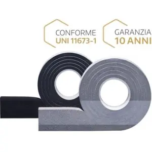 Compra Online Nastro MAICO precompresso autoespandente 600 Pa grigio 15/4-9 20x8M L 160M