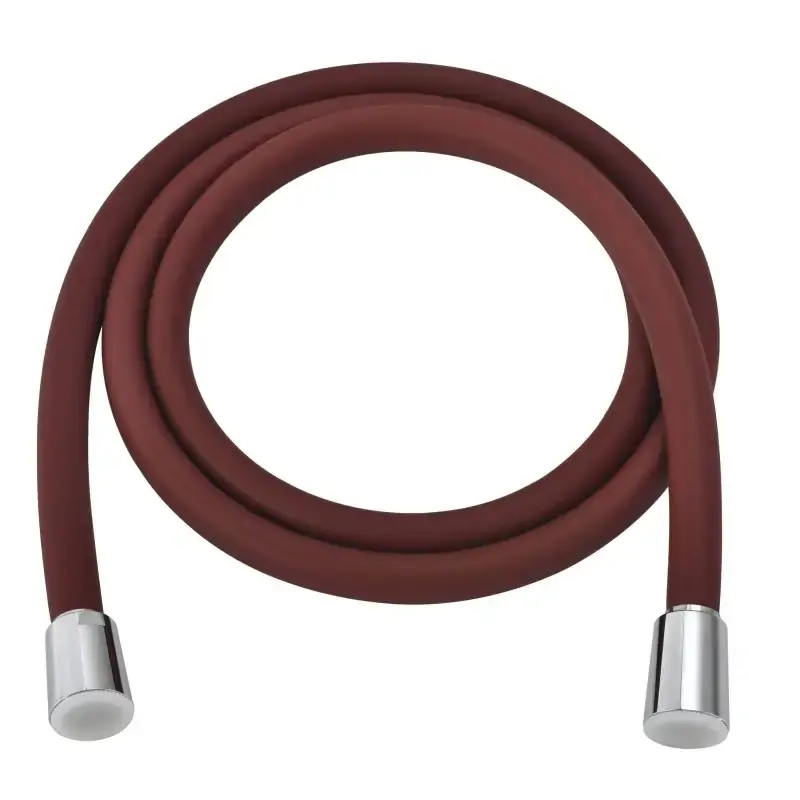 Prezzo Basso Schwenkbarer Duschschlauch aus burgunderfarbenem PVC Damast DELUX 17788