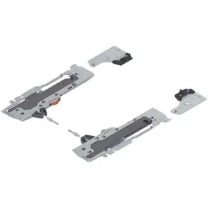 Nuovo Arrivo Tip-On Blumotion BLUM modello T60B3 set (unit? + trascinatore + adattatore) per Tandembox, tipo L3, LN 350-600 mm, Peso totale del cassetto o cassettone 15-40 kg, destro+sinistro, R7037 grigio polvere
