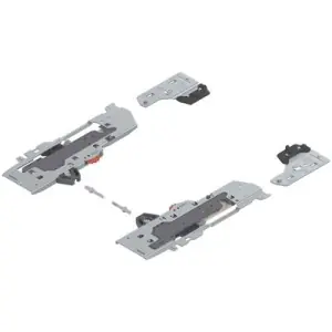 Sconto Tip-On Blumotion BLUM modello T60B3 set (unit? + trascinatore + adattatore) per Tandembox, tipo S0, LN 270-349 mm, peso totale del cassetto o cassettone 0-10 kg, destro+sinistro, bianco