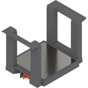 Portapiatti BLUM modello AMBIA-LINE altezza 170 mm, diametro piatto 186-322mm grigio orione opaco Quantità Limitata