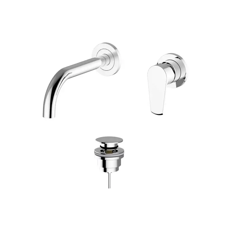 Waschtisch-Wandbatterie mit Clic-Clac Ablaufgarnitur Teorema Velvet 8V318 A Buon Prezzo