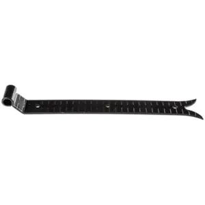 Must-Have Bandella DIDIEFFE modello CASERA dritta zanca a filo lunghezza 31cm occhio centrale per serramento in ferro zincato polveri poliesteri RAL9005