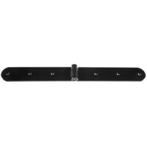 Bandella DIDIEFFE modello GIOTTO doppia dritta lunghezza 10+10cm per serramento in ferro zincato polveri poliesteri RAL9005 Spedito Oggi
