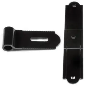 Bandella DIDIEFFE modello SMERALDA a T collo registrabile gr.1 16cm occhio centrale per serramento in ferro zincato polveri poliesteri RAL9005 Più Venduto
